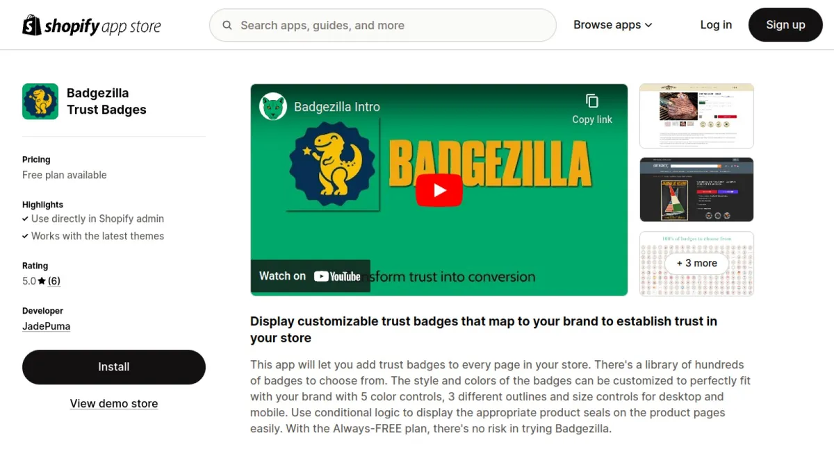 Badgezilla Trust Badges, Icons cover