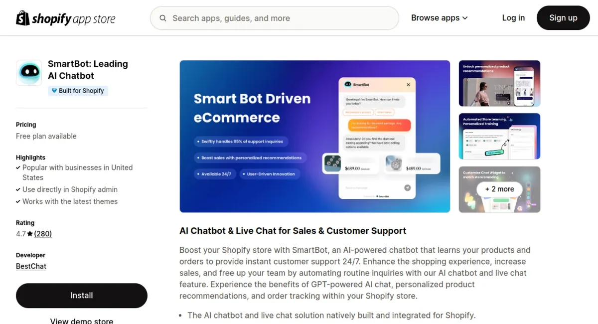 SmartBot‑AI Chatbot cover