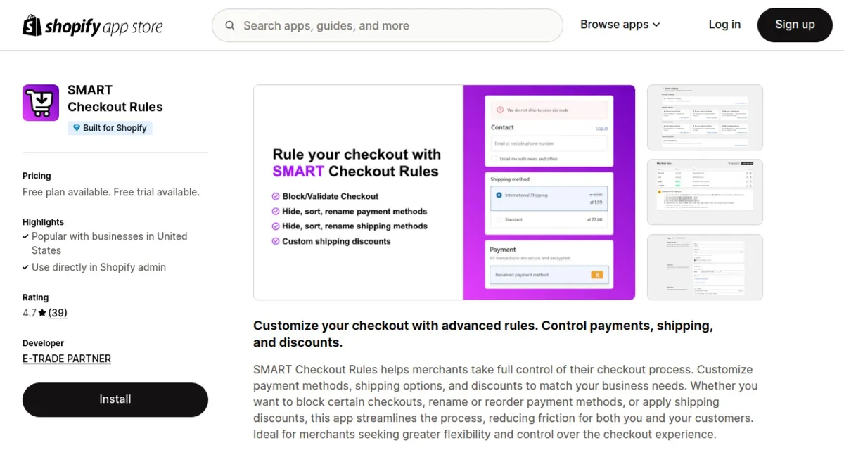 SMART Checkout Rules cover