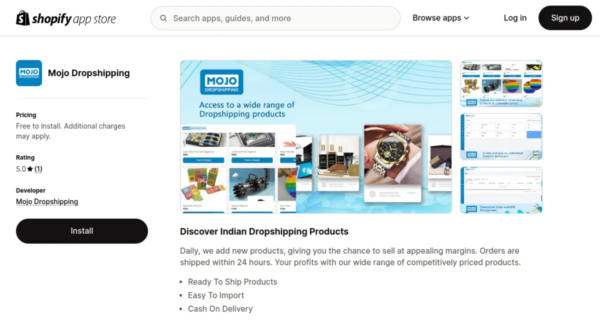 Mojo Dropshipping cover