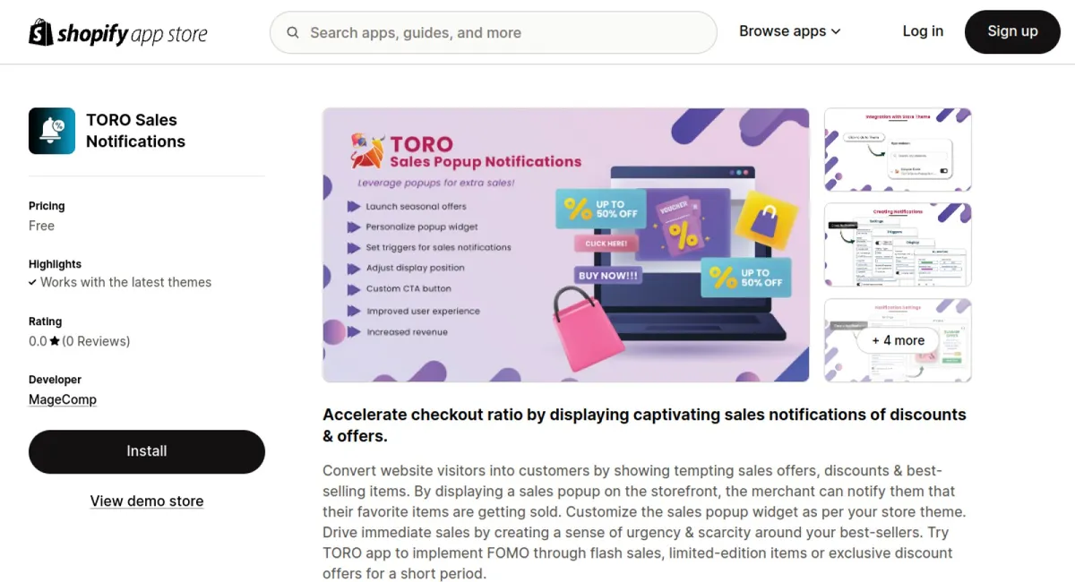 TORO Sales Notifications cover