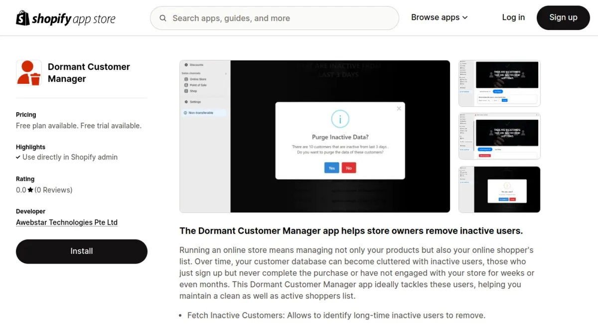 Dormant Customer Manager cover