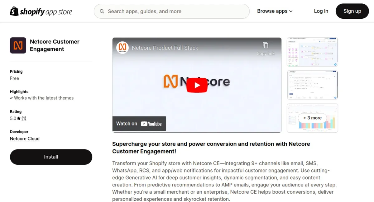 Netcore Customer Engagement cover