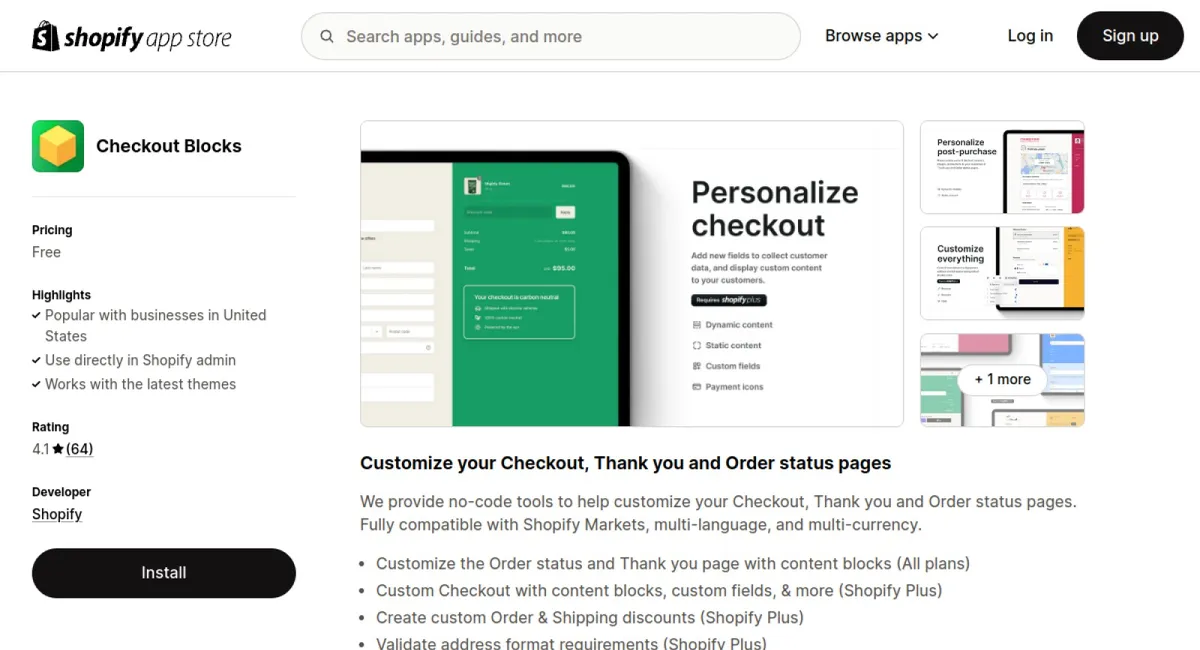 Shopify Checkout Blocks cover