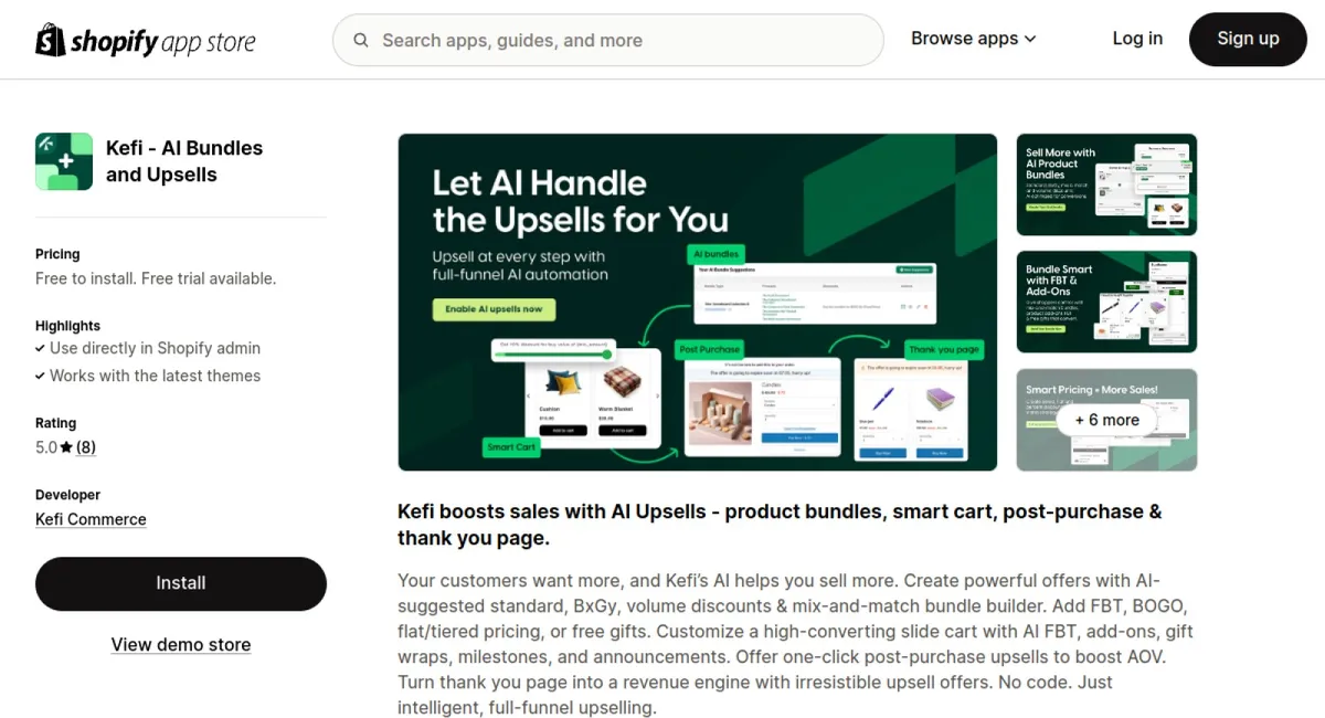 Kefi: Product Bundle Builder cover