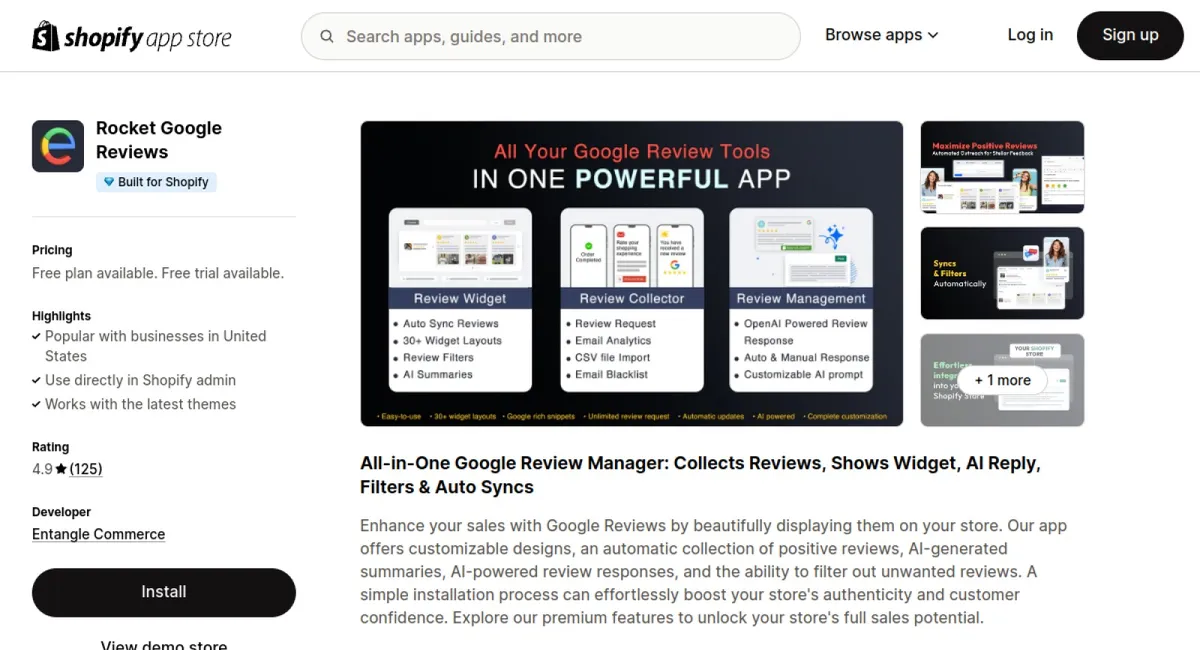 Rocket Google Reviews cover
