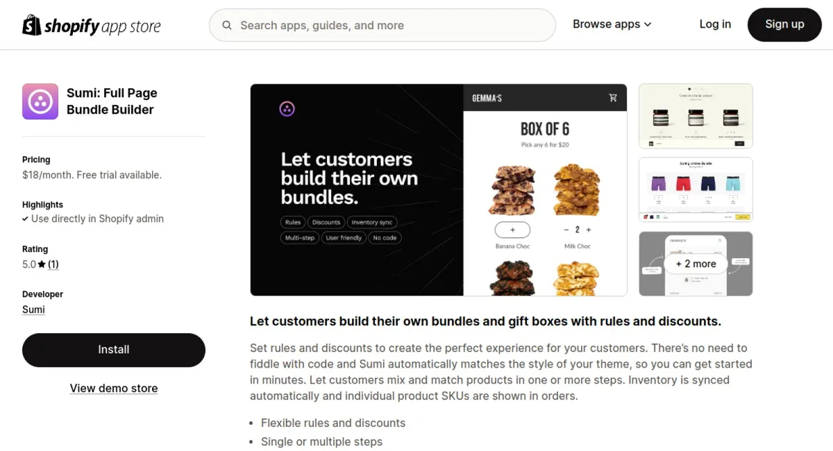 Sumi: Full Page Bundle Builder cover