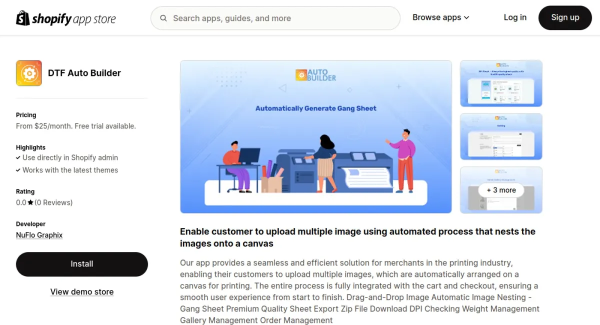 DTF Auto Builder cover