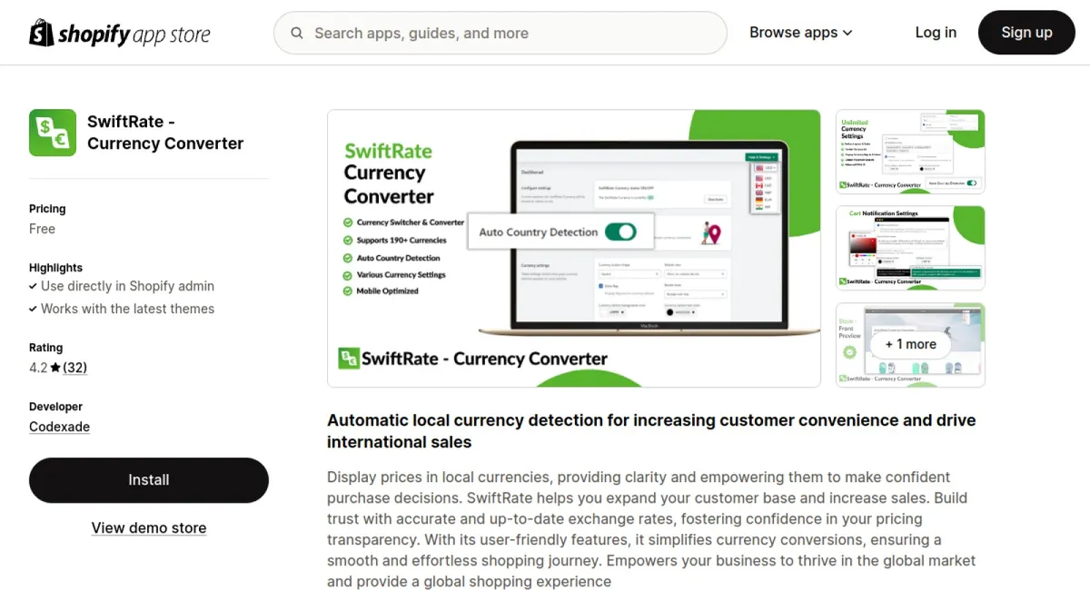 SwiftRate ‑ Currency Converter cover