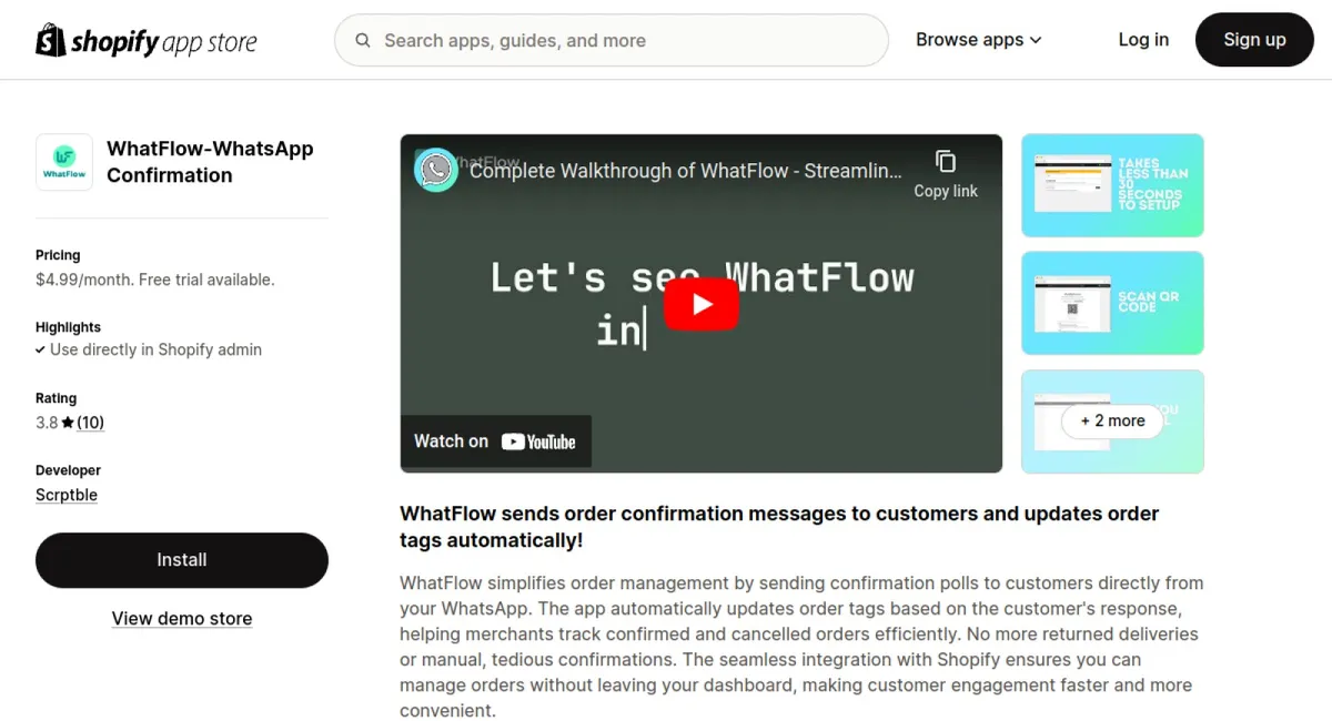 WhatFlow‑WhatsApp Confirmation cover