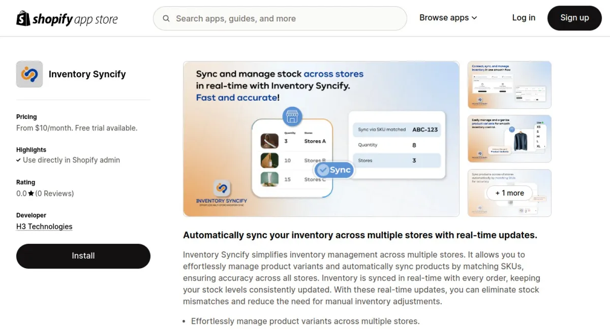 Inventory Syncify cover