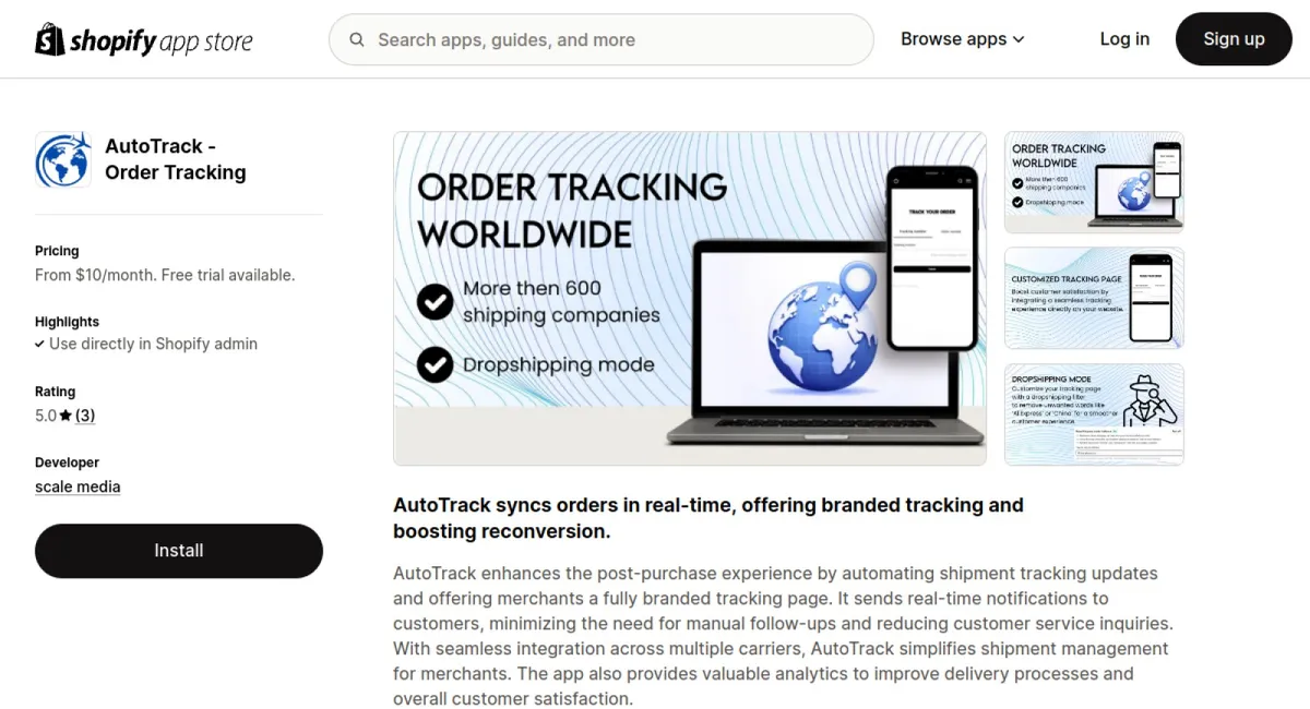 AutoTrack ‑ Order Tracking cover