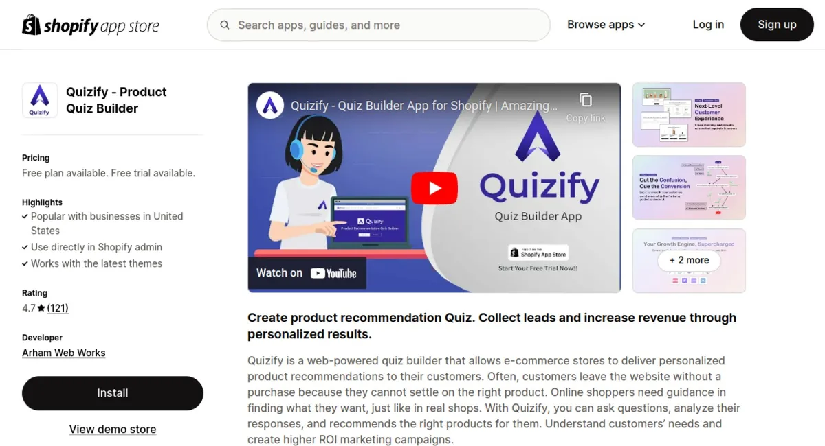 Quizify ‑ Product Quiz Builder cover