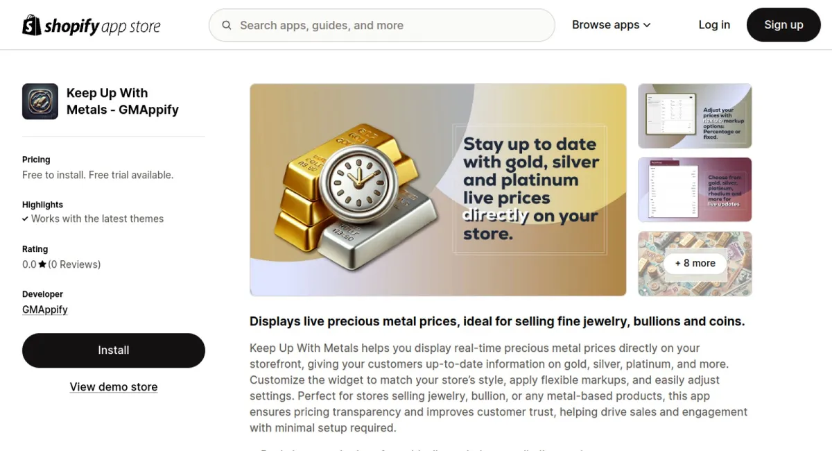 Keep Up With Metals ‑ GMAppify cover