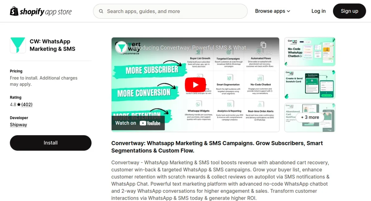 TCW: SMS Marketing &amp; Whatsapp cover