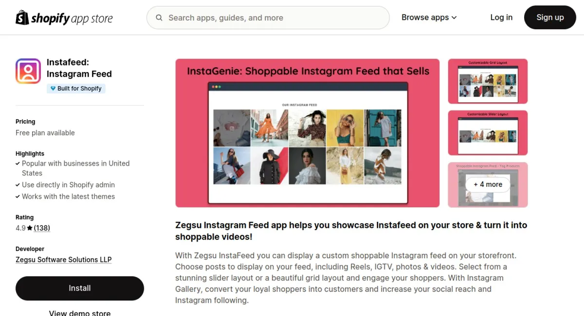 Instafeed: Instagram Feed cover