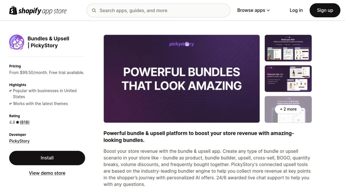 Bundles &amp; Upsell | PickyStory cover