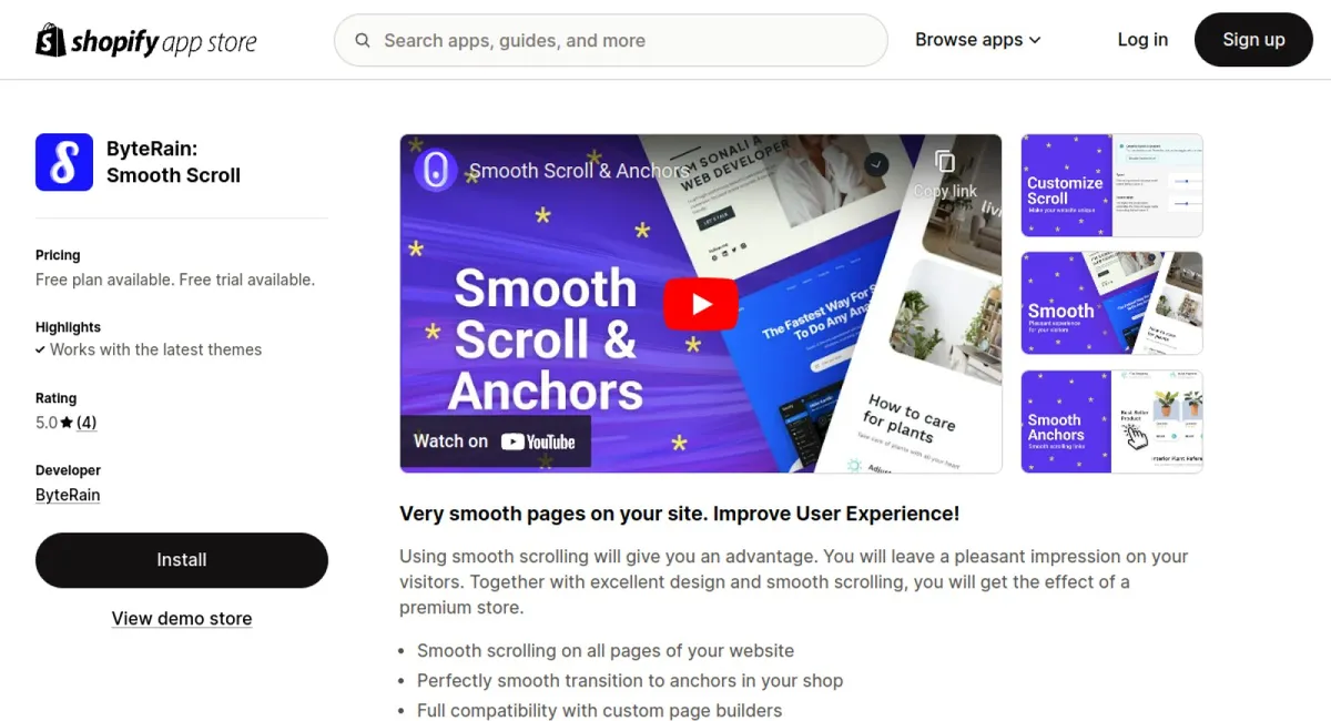 Novo: Smooth Scroll cover