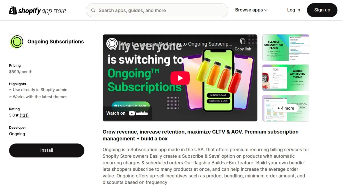 Ongoing Subscriptions cover