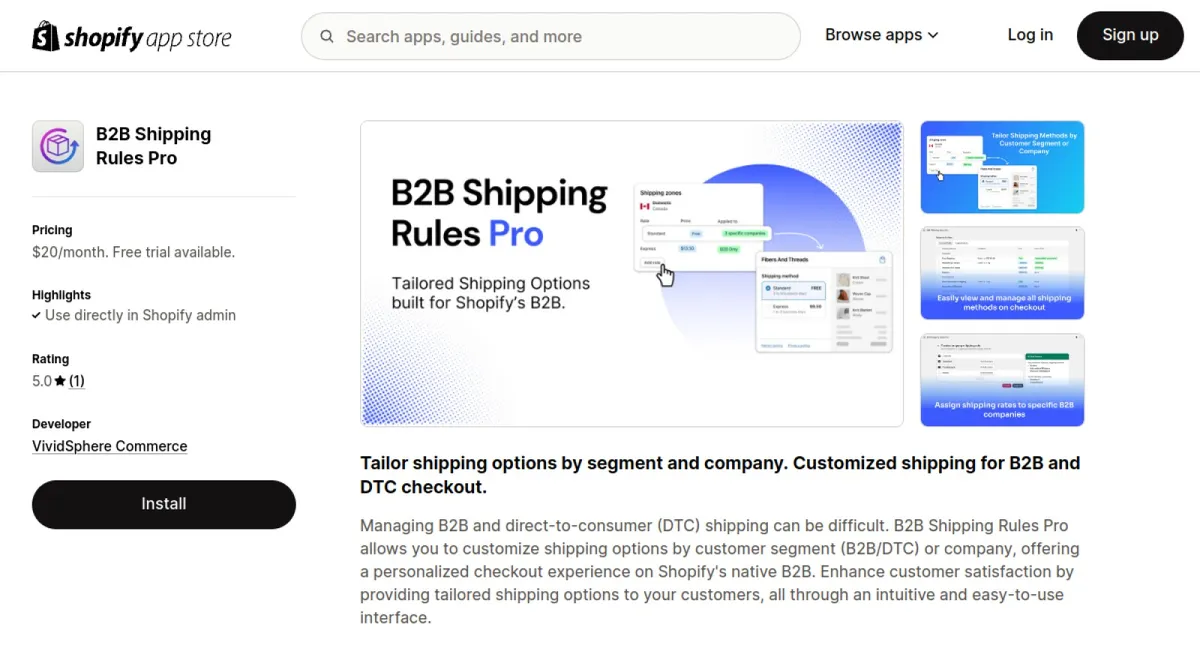 B2B Shipping Rules Pro cover