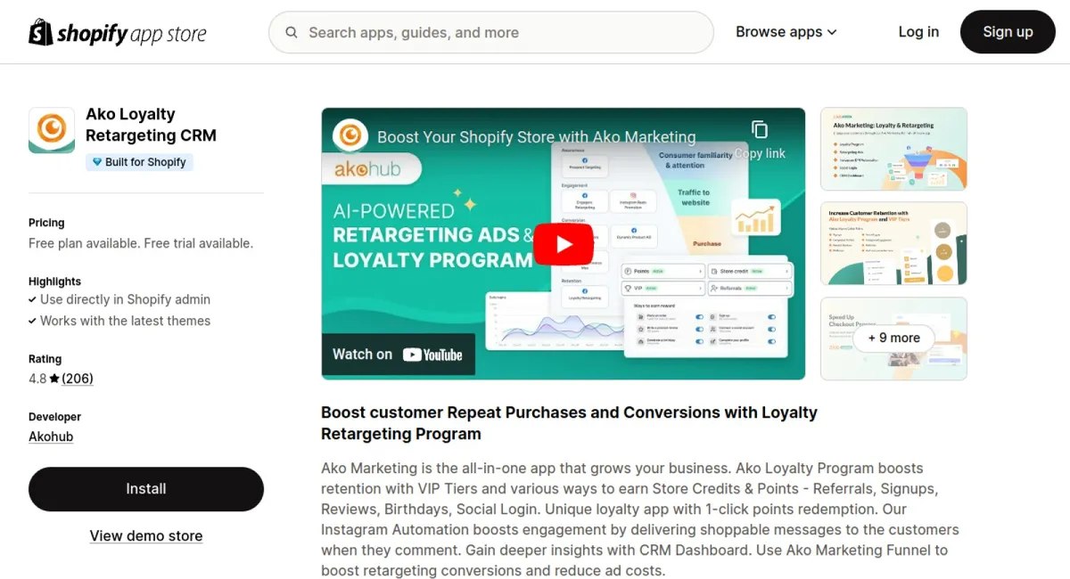 Ako Loyalty Retargeting CRM cover