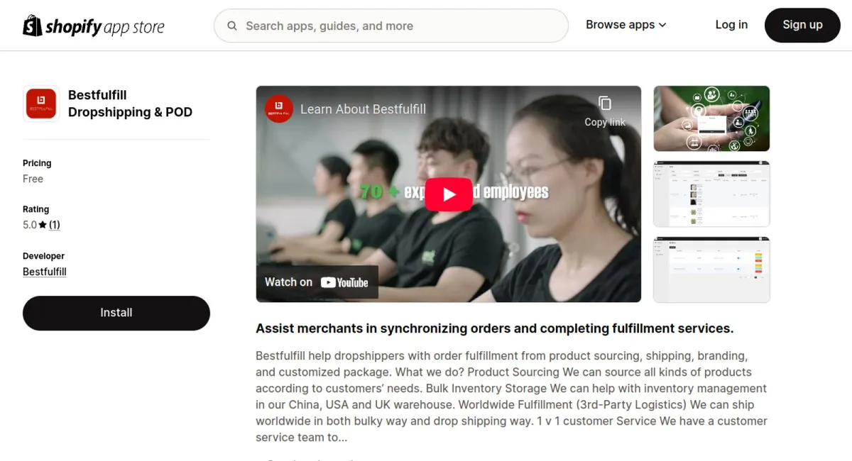 Bestfulfill Dropshipping &amp; POD cover