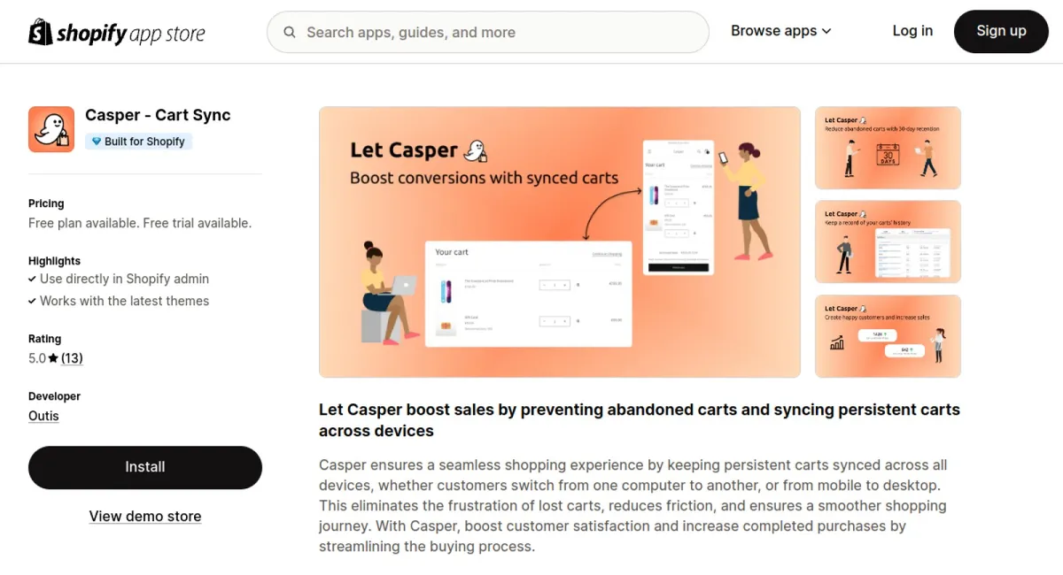 Casper ‑ Cart Sync cover