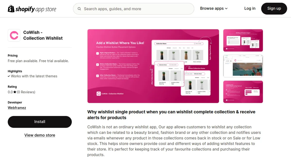 CoWish ‑ Collection Wishlist cover