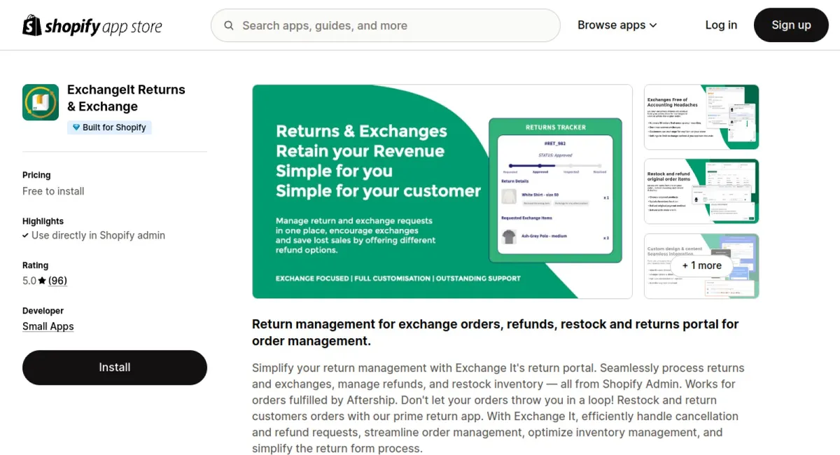 ExchangeIt Returns &amp; Exchange cover