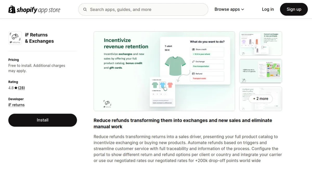iF Returns &amp; Exchanges cover