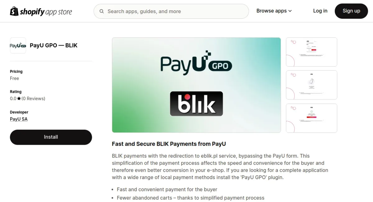 PayU GPO — BLIK cover