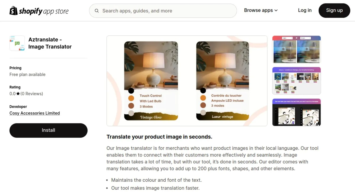 Az ‑ Image &amp; Shop Translator cover