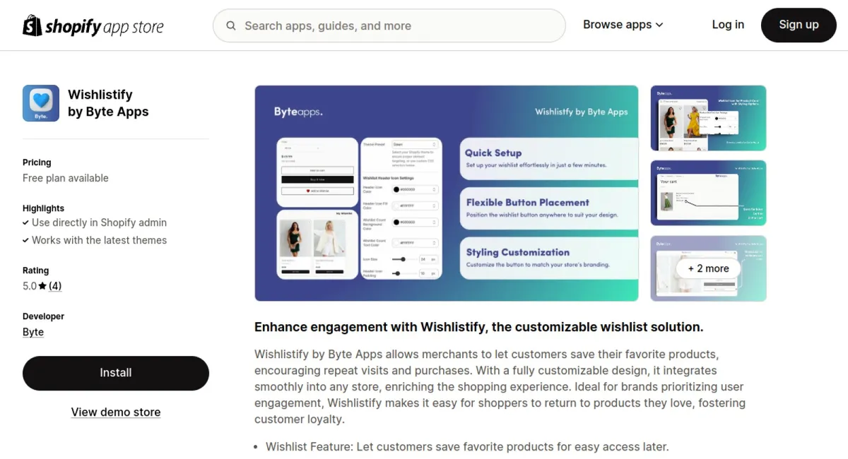 Wishlistify by Byte Apps cover