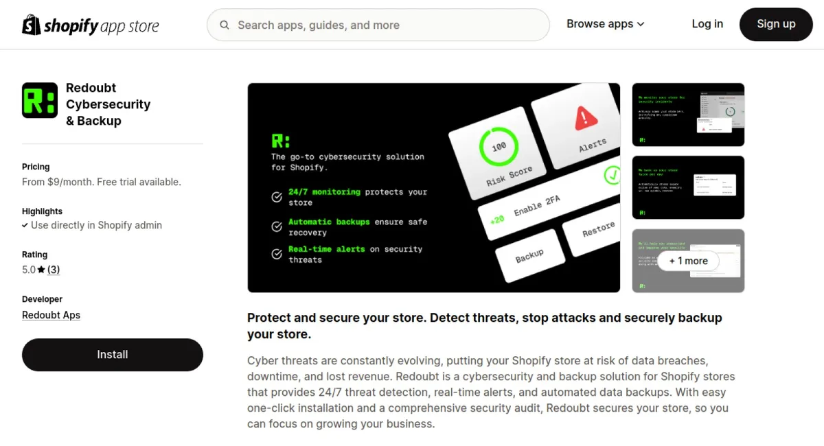 Redoubt Cybersecurity &amp; Backup cover