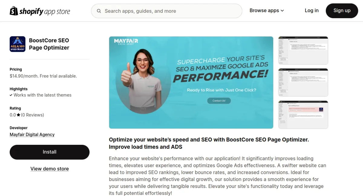 BoostCore SEO Page Optimizer cover