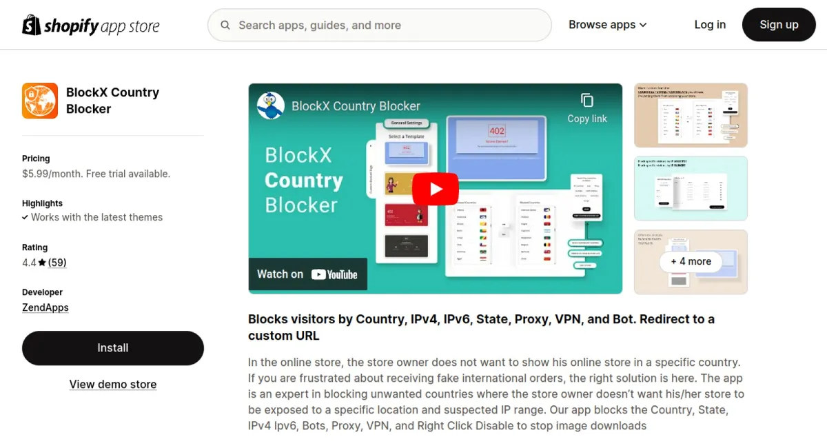 BlockX Country Blocker cover