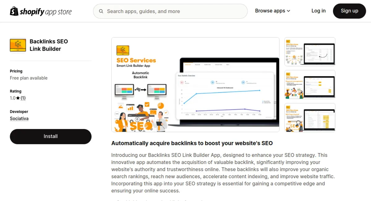 Backlinks SEO Link Builder cover