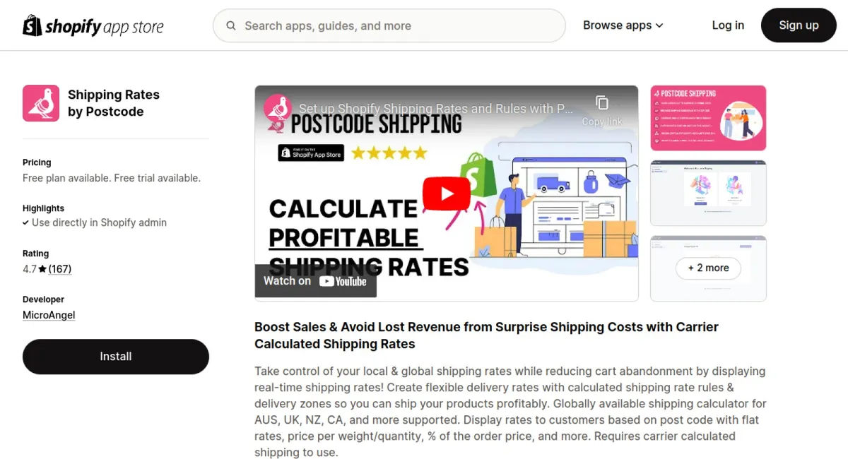 Postcode Shipping Rates cover