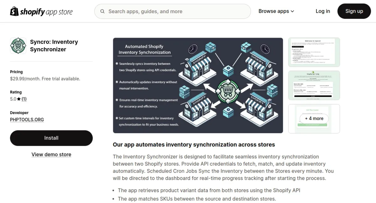 Syncro: Inventory Synchronizer cover