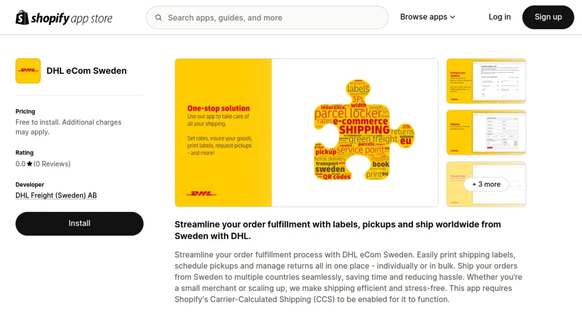 DHL eCom Sweden cover