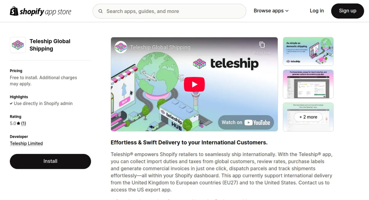 Teleship Global Shipping cover