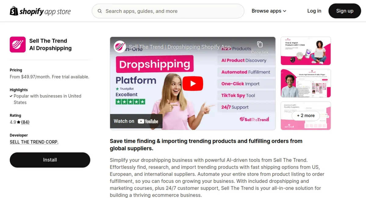 Sell The Trend ‑ Dropship App cover