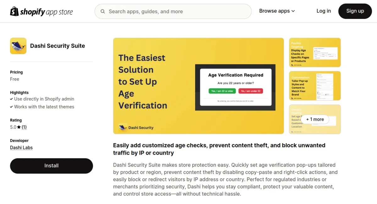 Dashi Security Suite cover