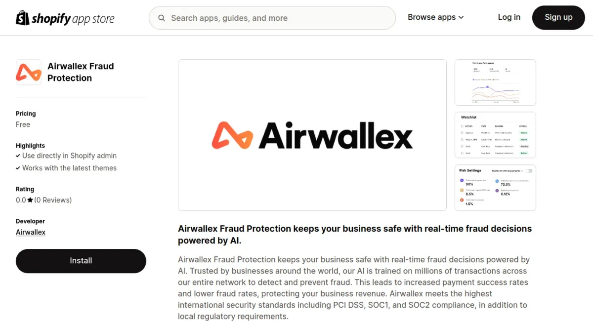 Airwallex Fraud Protection cover