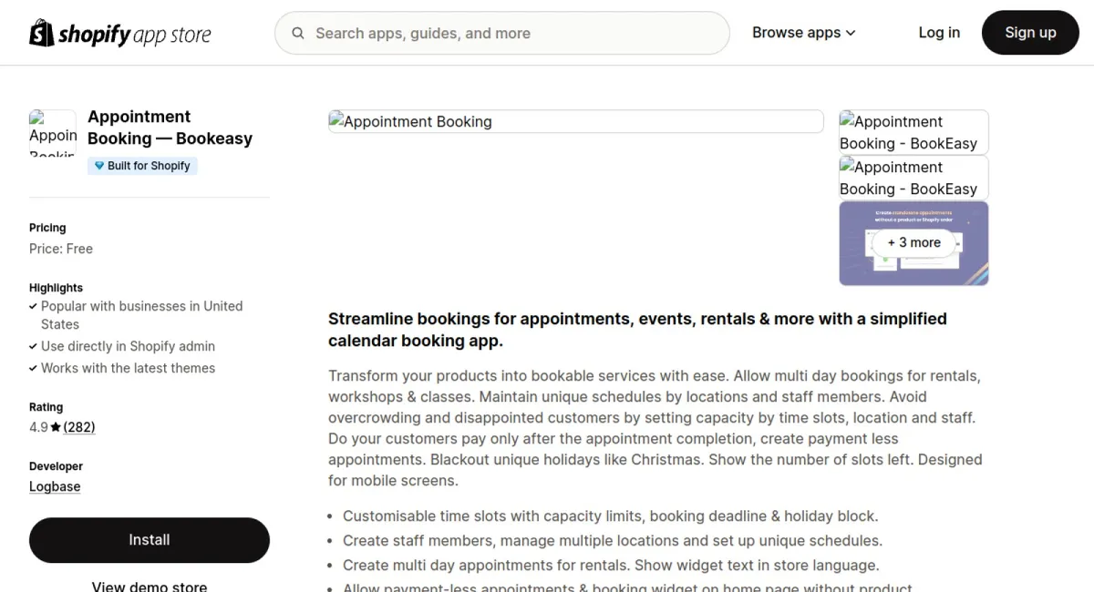 Appointment Booking — Bookeasy cover