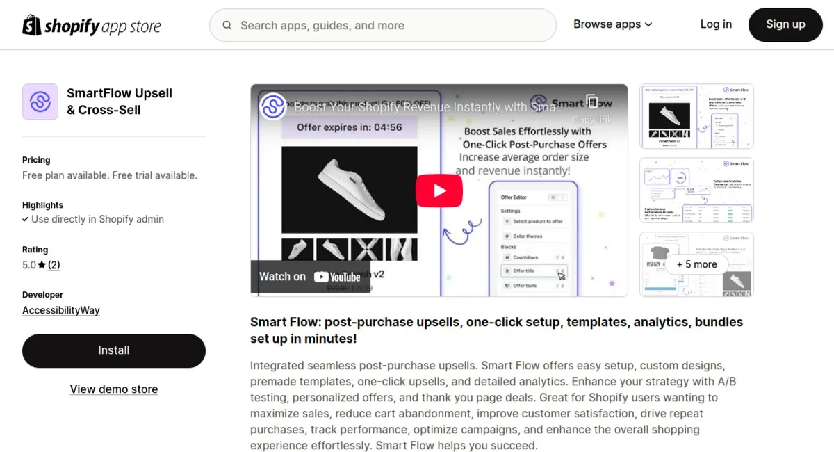 SmartFlow Upsell &amp; Cross‑Sell cover