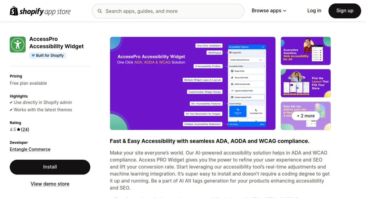 AccessPro Accessibility Widget cover