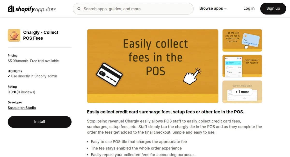 Chargly ‑ Collect POS Fees cover