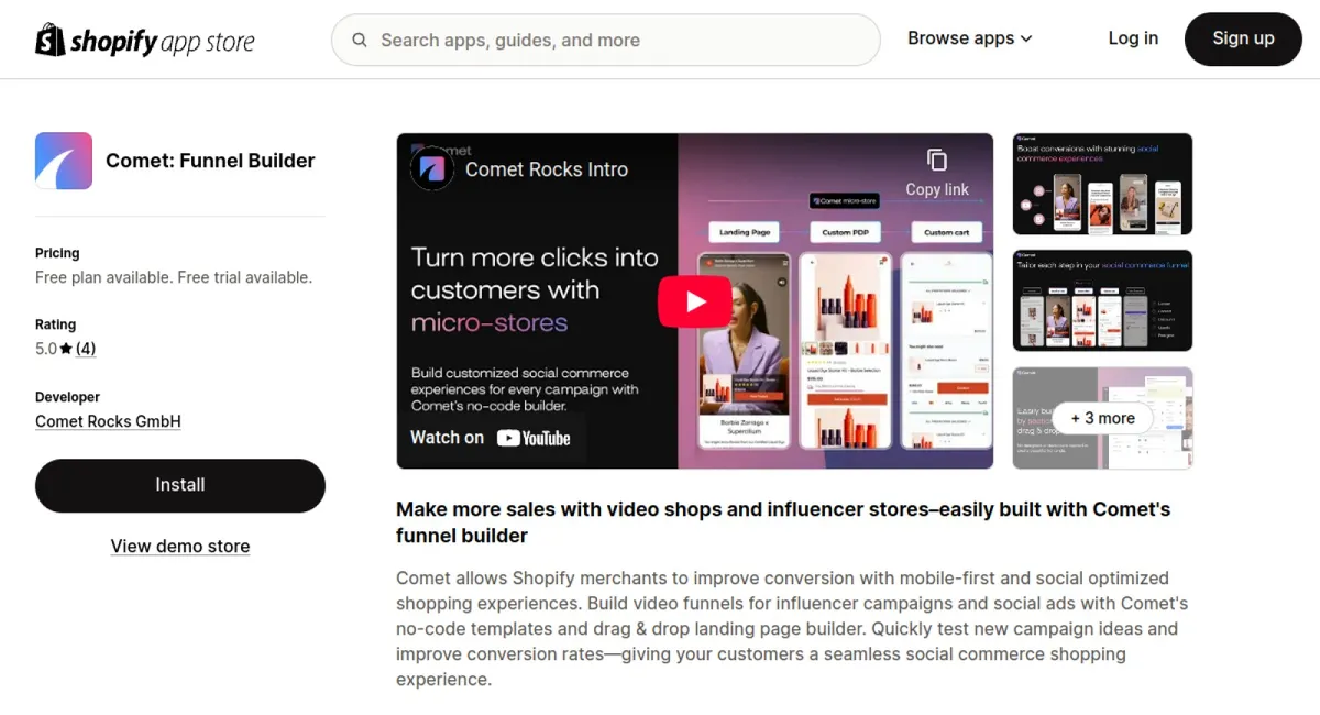 Comet: Campaign Funnel Builder cover