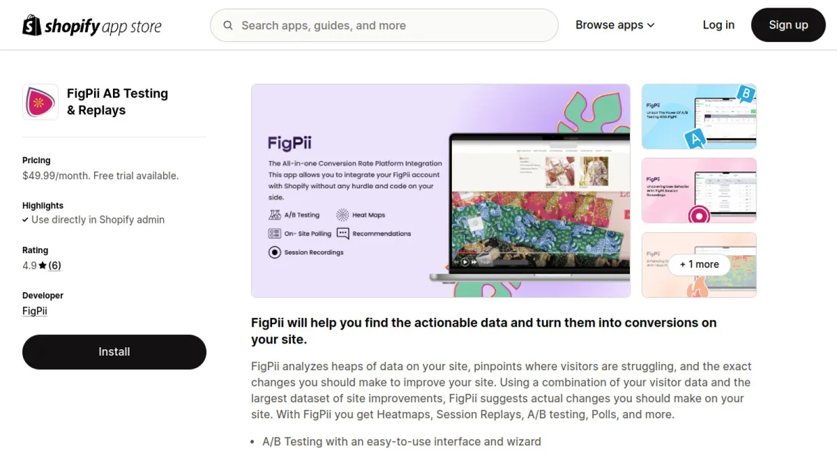 FigPii AB Testing &amp; Replays cover